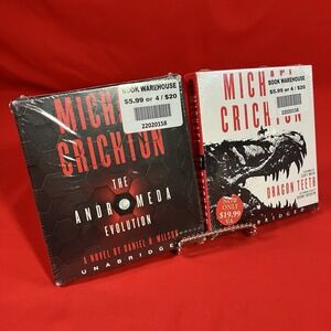 Dragon Teeth  & The Andromeda Evolution / By Michael Crichton / Audiobook On CD